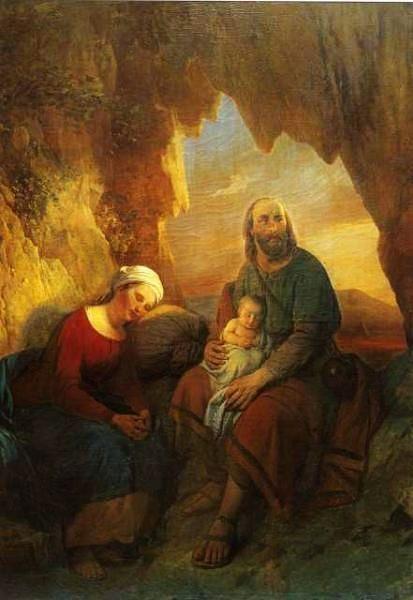 Ferdinand De Braekeleer Rest During The Flight To Egypt