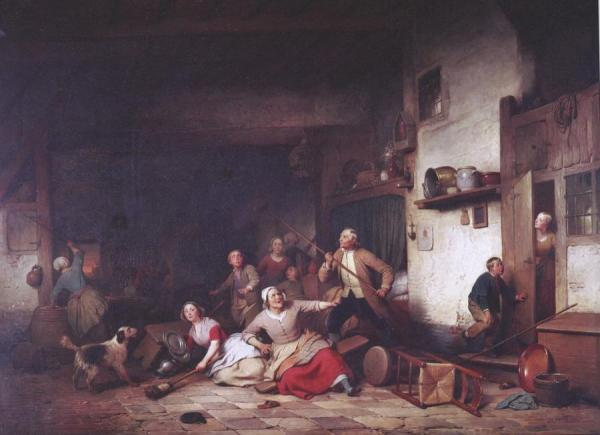 The Bat by Ferdinand De Braekeleer Oil Painting Reproductions