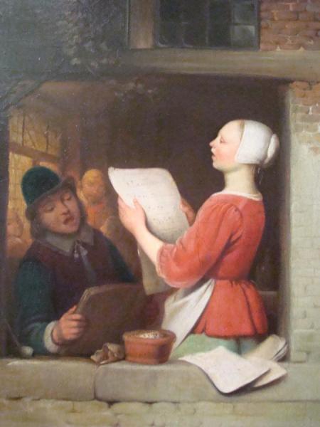 Ferdinand De Braekeleer The Singer