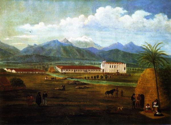 San Gabriel Mission by Ferdinand Deppe