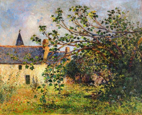 Fig Tree At Kervaudu by Ferdinand Du Puigaudeau