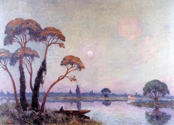 Fishermen By The Banks Of The Loire by Ferdinand Du Puigaudeau