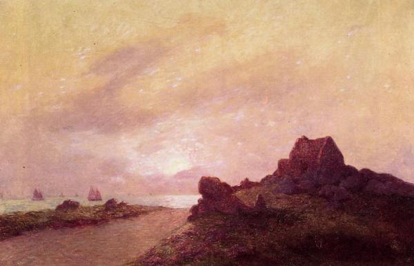 La Vigie De La Romaine Au Croisic by Ferdinand Du Puigaudeau