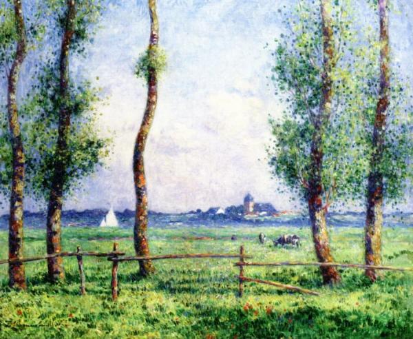 Ferdinand Du Puigaudeau Landscape By The Sea