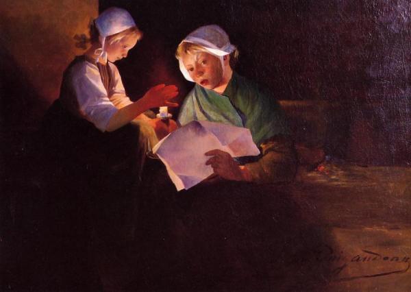 Reading by Ferdinand Du Puigaudeau