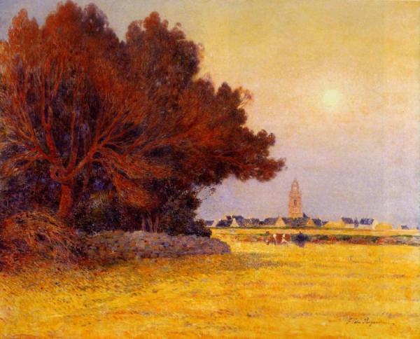 Sunrise At Batz-sur-mer by Ferdinand Du Puigaudeau
