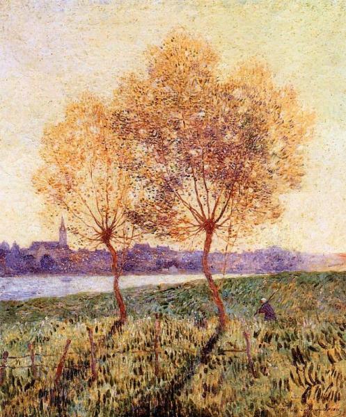 The Banks Of The Loire, Basse Indre by Ferdinand Du Puigaudeau