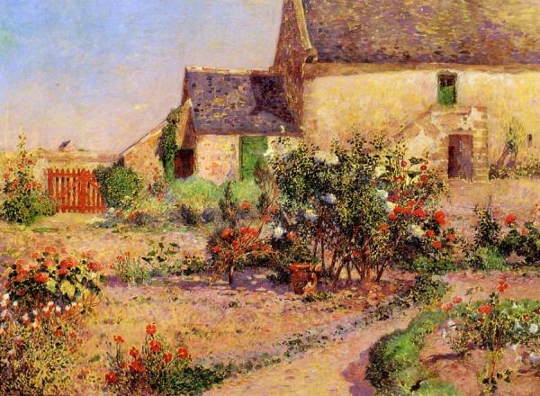 The Garden At Kervaudu by Ferdinand Du Puigaudeau