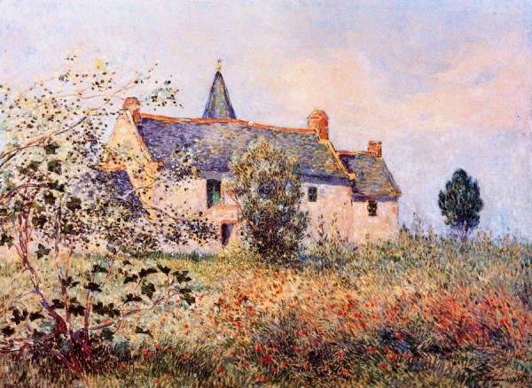 The Manor House At Vervaudaux by Ferdinand Du Puigaudeau