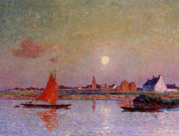Ferdinand Du Puigaudeau The Return Of The Sailboat