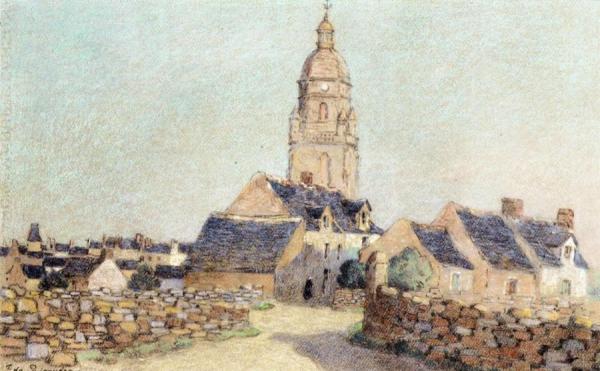 The Steeple At Croisic by Ferdinand Du Puigaudeau