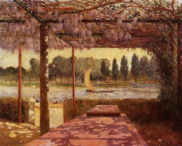 Ferdinand Du Puigaudeau The Trellis By The River