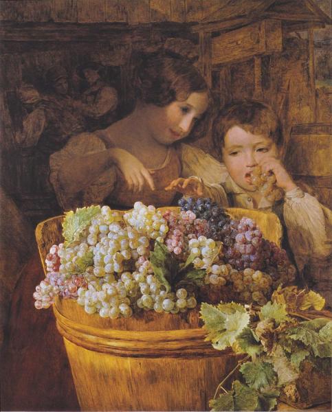 Ferdinand Georg Waldmuller Children In The Press House