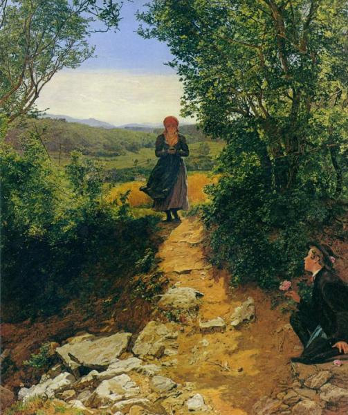 The Expected,1860 by Ferdinand Georg Waldmuller