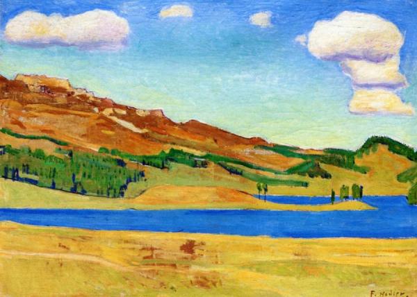 Lake Champfèr by Ferdinand Hodler
