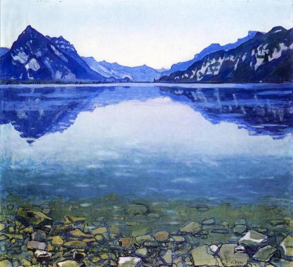 Lake Thun Landscape by Ferdinand Hodler