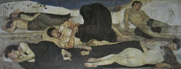 Night by Ferdinand Hodler Oil Painting Reproductions