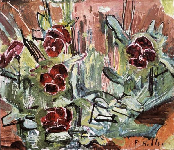 Pansies by Ferdinand Hodler