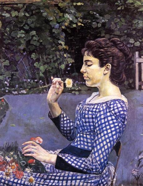 Portrait Of Helene Weigle by Ferdinand Hodler