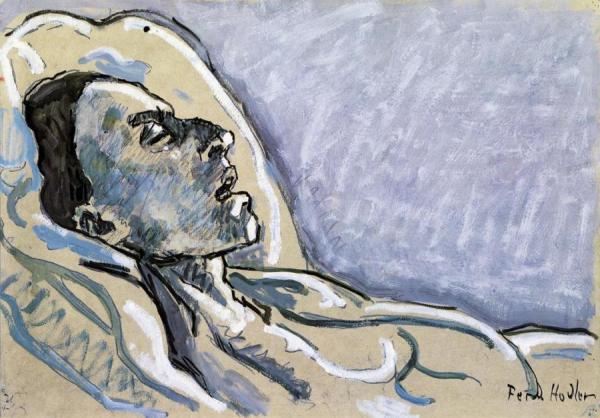 The Dying Valentine Gode-darel by Ferdinand Hodler