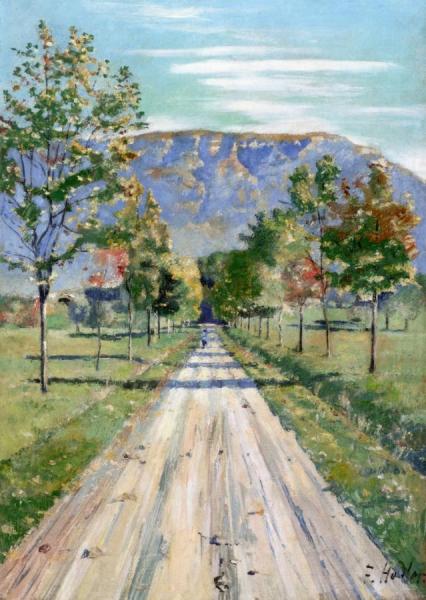 The Evordes Road by Ferdinand Hodler Oil Painting Reproductions