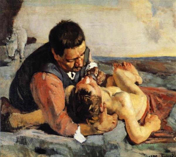 The Good Samaritan by Ferdinand Hodler