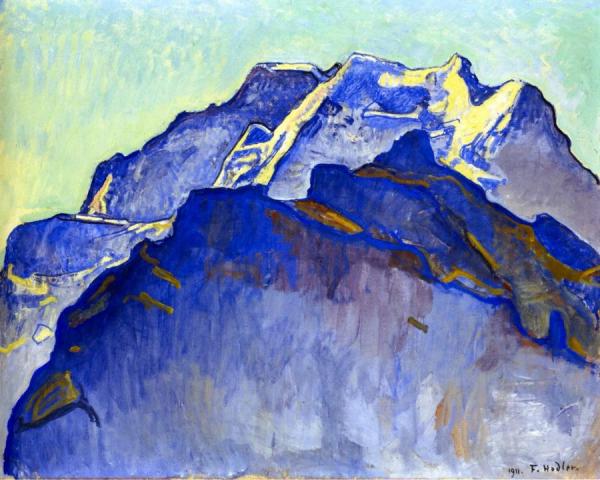 The Jungfrau Massif From Mürren by Ferdinand Hodler