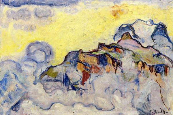 The Jungfraumassiv From Murren by Ferdinand Hodler