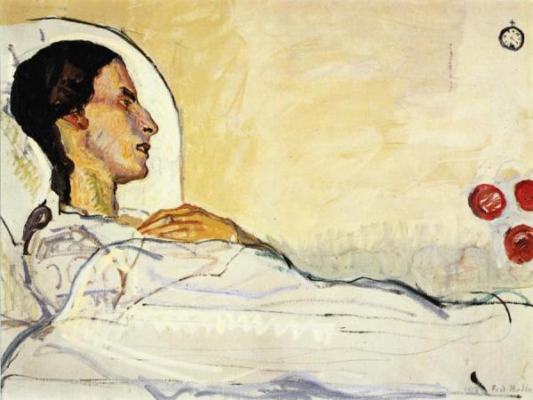 The Sick Valentine Gode-darel by Ferdinand Hodler