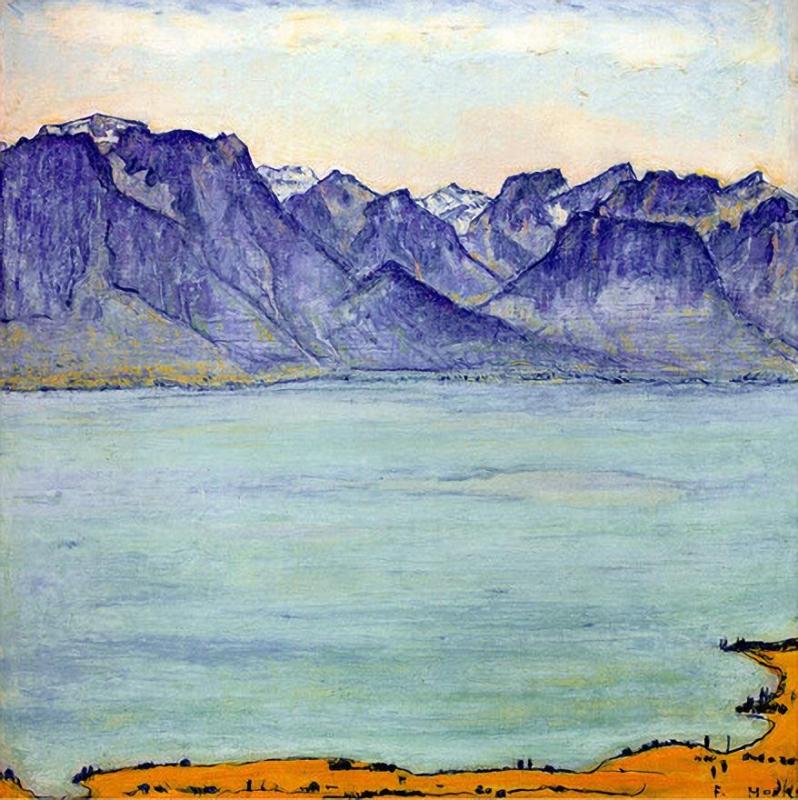 Lake Geneva Near Chamby by Ferdinand Hodler