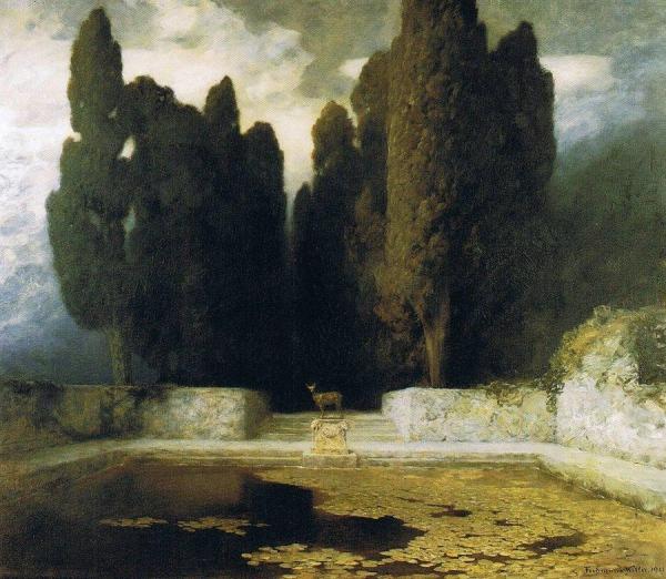 The Pool by Ferdinand Keller