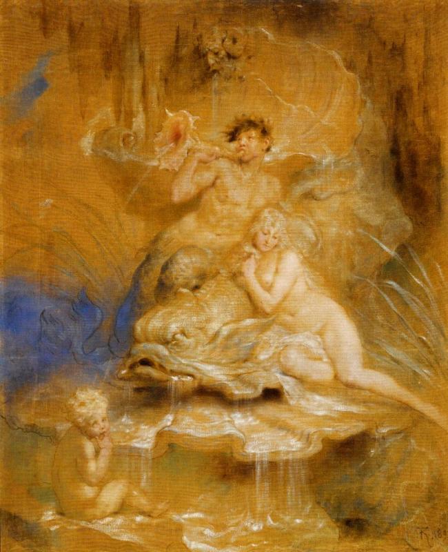 Tritons, 1893 by Ferdinand Keller