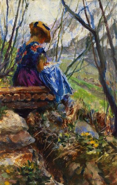 Early Spring (vorfrühling) by Ferdinand Max Bredt