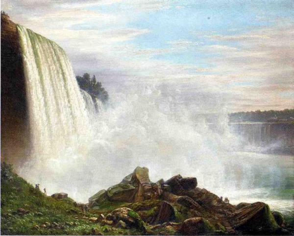 Niagara Falls by Ferdinand Reichardt Oil Painting Reproductions