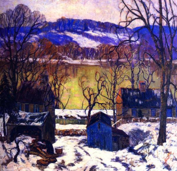 Afterglow On The Delaware by Fern Isabel Coppedge Oil Painting Reproductions