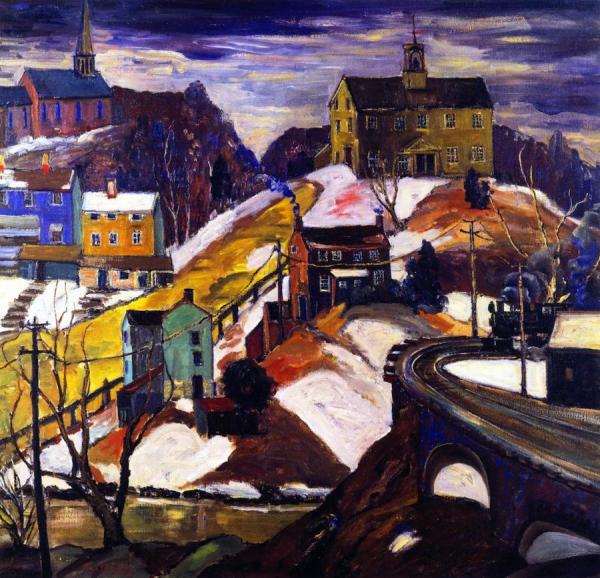 Five O'clock Train by Fern Isabel Coppedge Oil Painting Reproductions