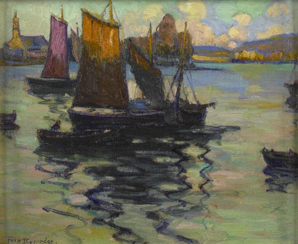 Gloucester Harbor by Fern Isabel Coppedge Oil Painting Reproductions