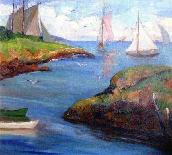 White Sails by Fern Isabel Coppedge Oil Painting Reproductions