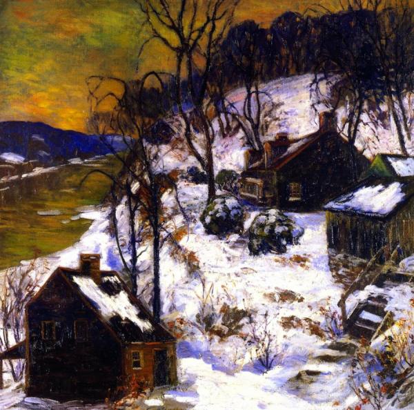 Fern Isabel Coppedge Winter Evening Afterglow