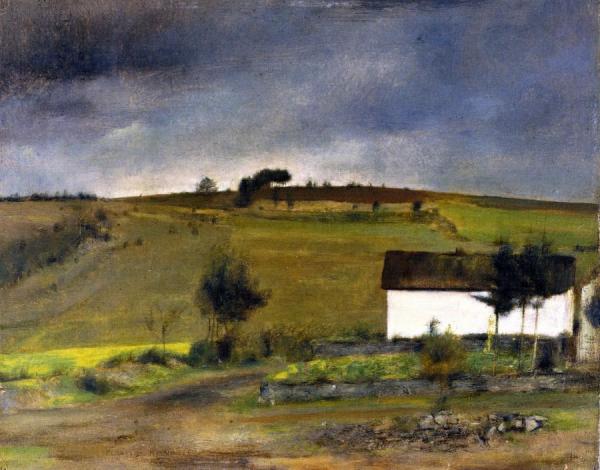 In Fosset, Rain by Fernand Khnopff Oil Painting Reproductions