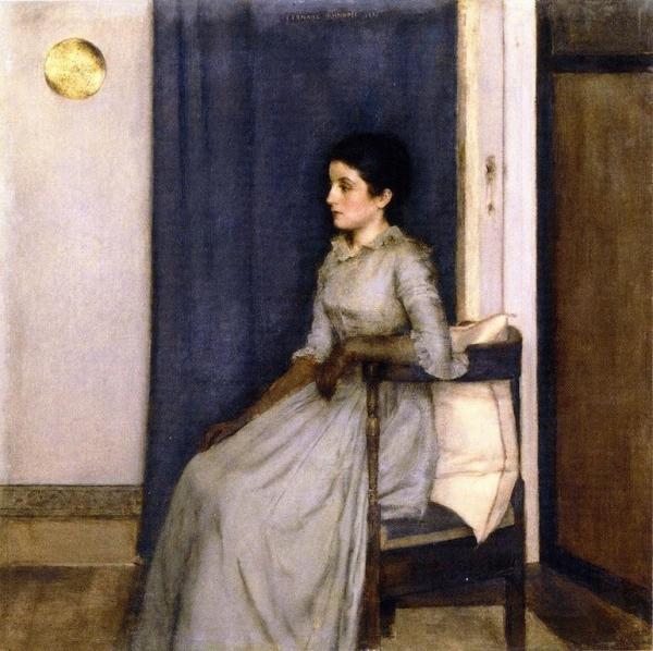 Marie Monnom by Fernand Khnopff