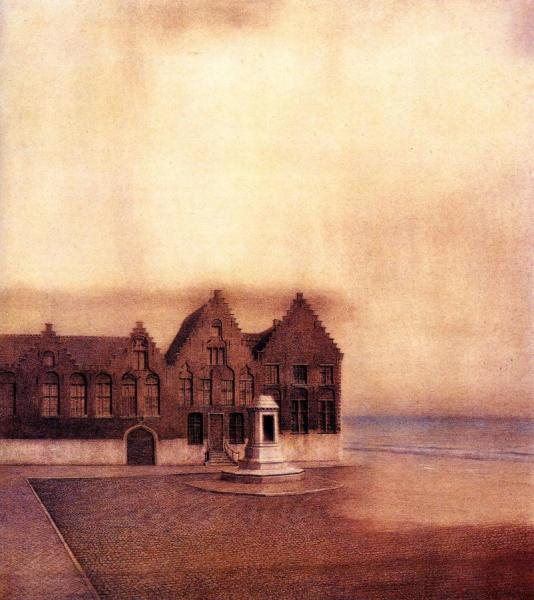 The Abandoned Town by Fernand Khnopff