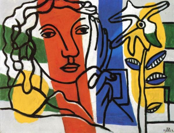 Fernand Léger A Face And A Flower
