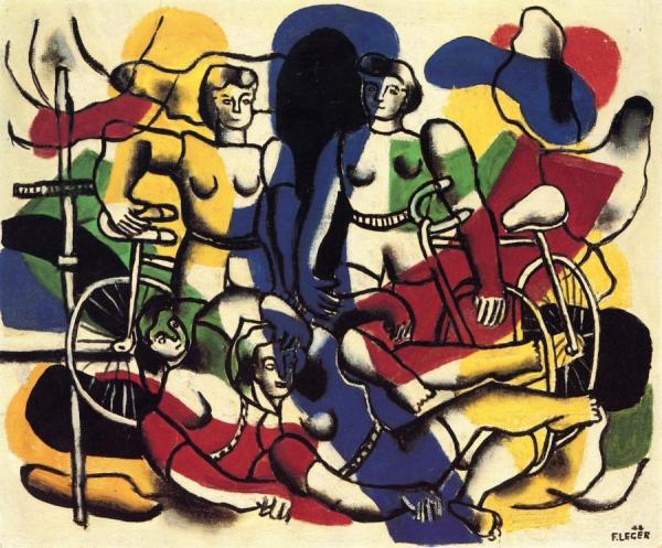 Beautiful Cyclists by Fernand Léger