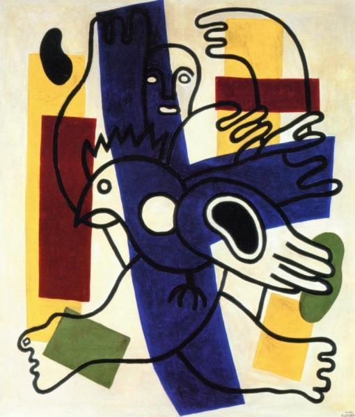 Charming Birds by Fernand Léger