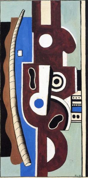Composition 1936 by Fernand Léger