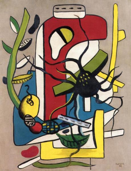 Composition With Black Spider by Fernand Léger