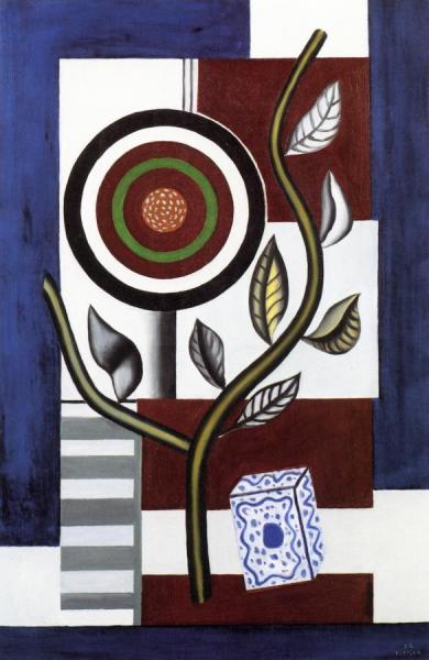 Composition With Foliage by Fernand Léger