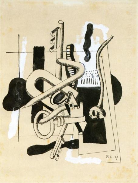 Composition With Keys by Fernand Léger