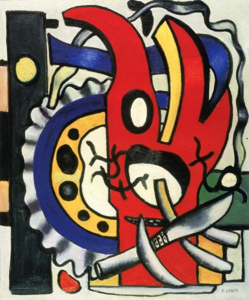 Composition With Knife by Fernand Léger